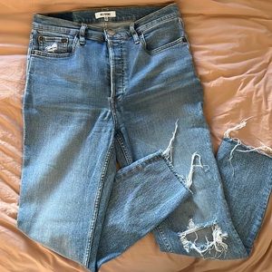 RE/DONE 90s High Rise Ankle Crop